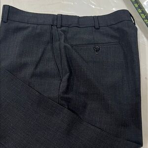 STAFFORD  36x30 Men's Flat Front Dress Shorts in Charcoal